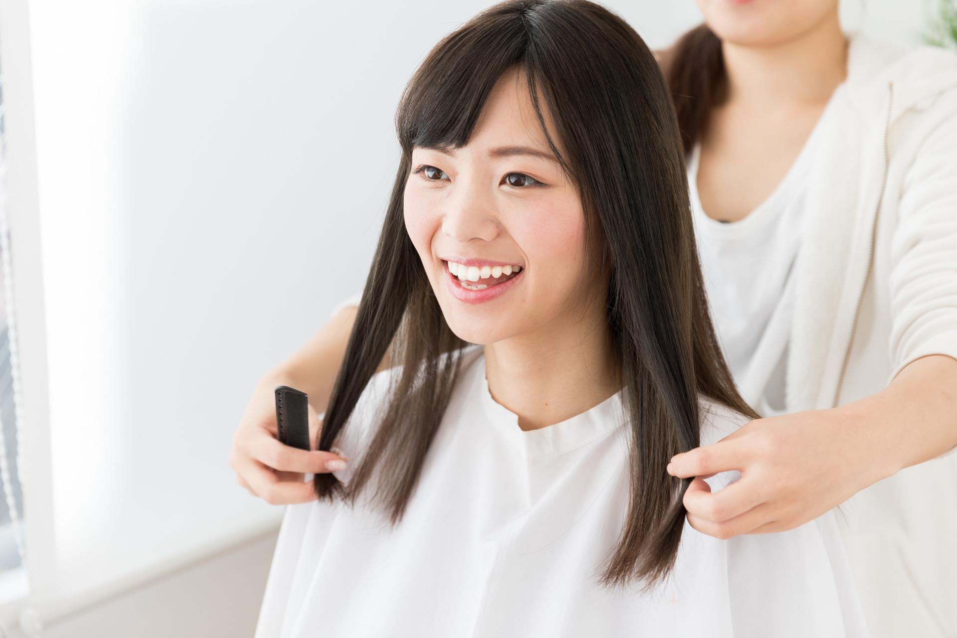 診断結果を活かした透明感あふれる発色で理想のイメージを実現