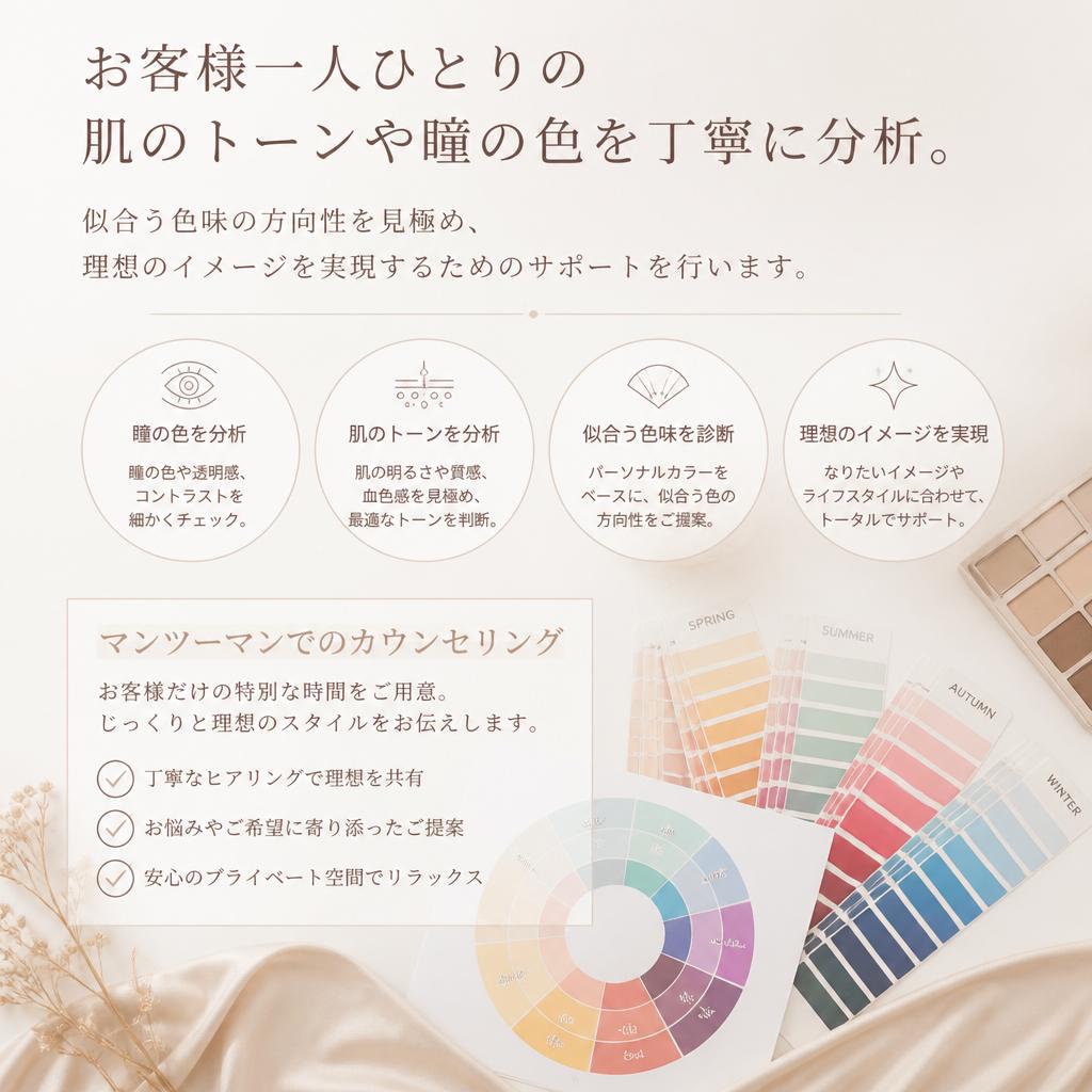 パーソナルカラー診断の重要性