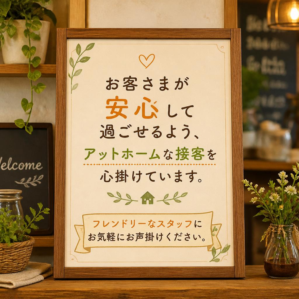 アットホームな雰囲気