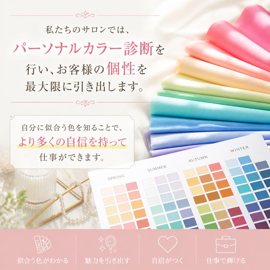 パーソナルカラー診断の魅力